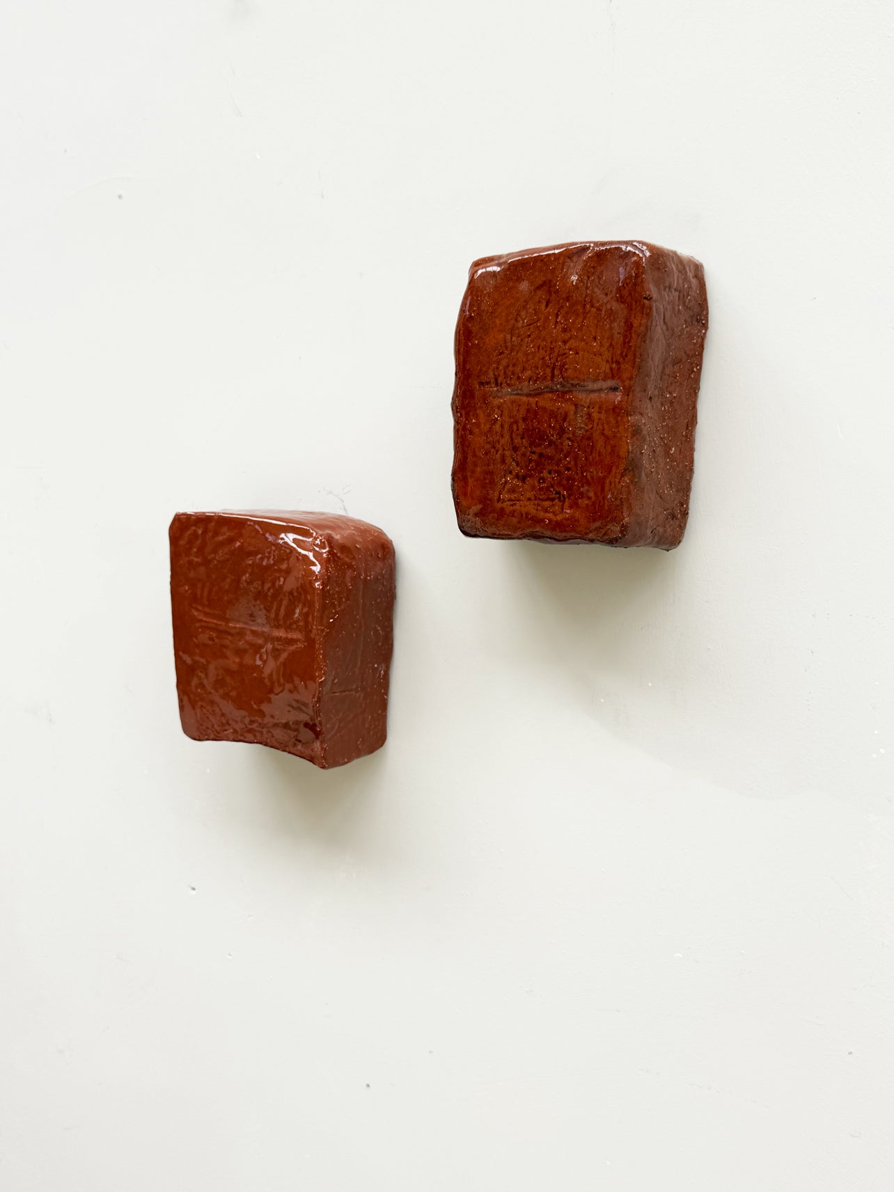 Ceramic wall object - Red
