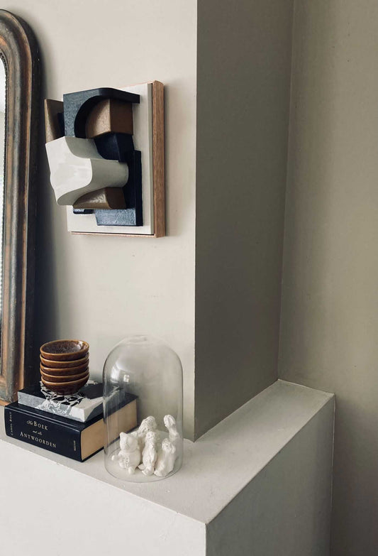 Arch Bal Sculpture: Unique Multicolor Wall Art Piece