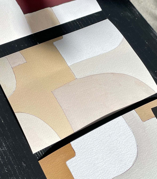 Loui Lee art print featuring abstract design on high-quality Hahnemühle paper with a matte finish.