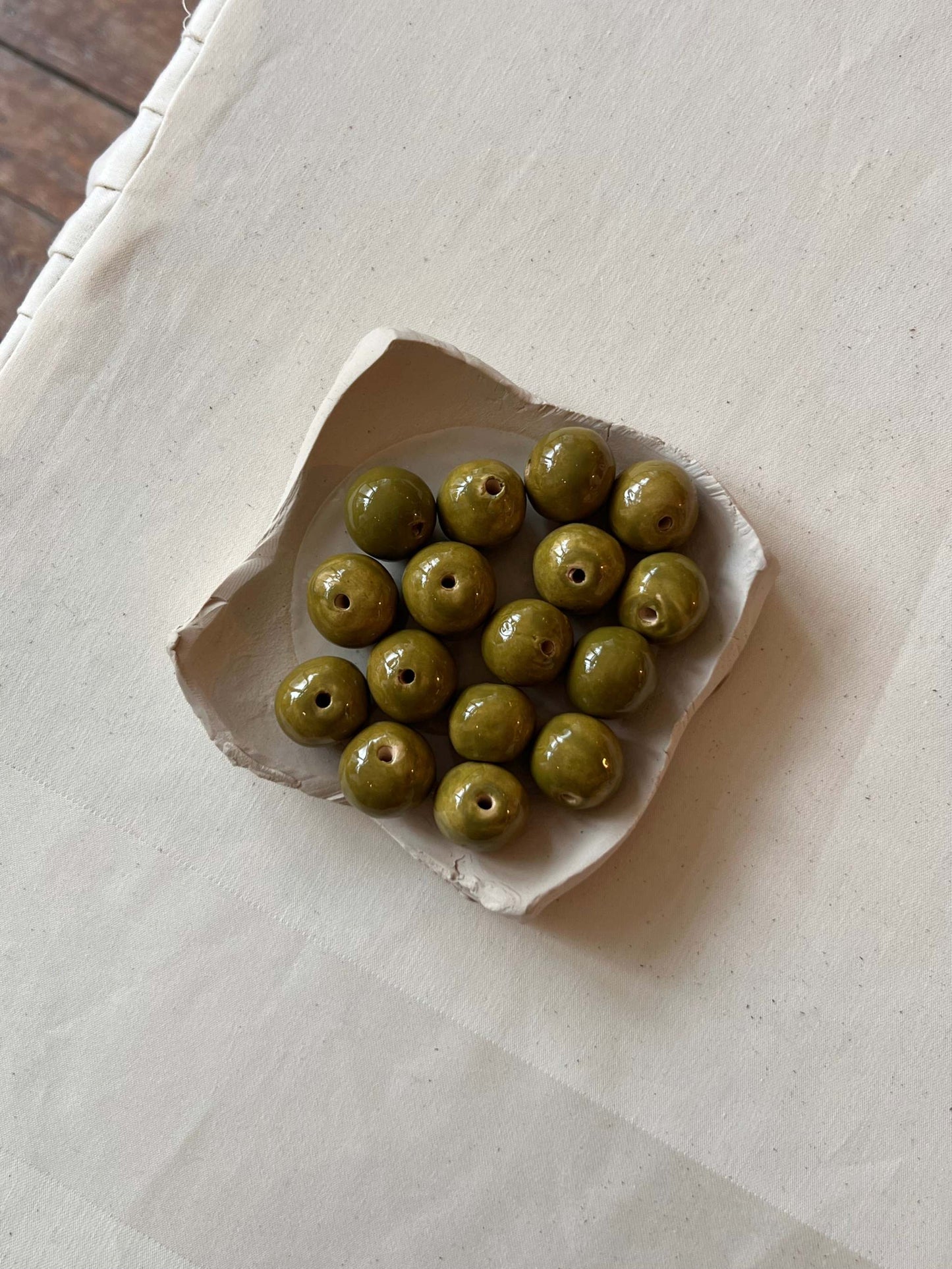 Keychain Boule • Brown cord • Custom Colors