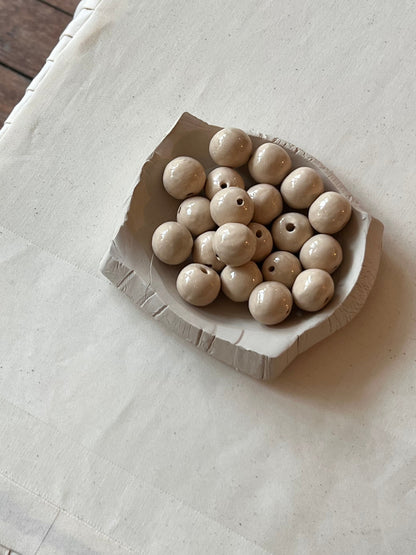 Keychain Boule • Brown cord • Custom Colors