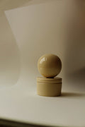 Ceramic box BOULE • SMALL • Vanilla • Vanilla | Handmade