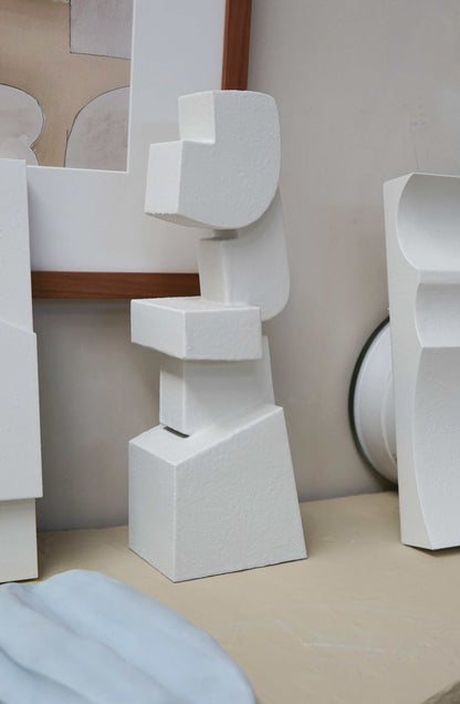 Sculpture San artwork from the PLAY collection, made with biodegradable PLA and eco-paint.