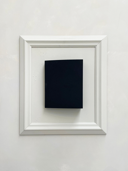 Vintage Frame Noell with anthracite artwork in shadow white frame, 77 x 66.5 cm, eco-friendly and unique design.