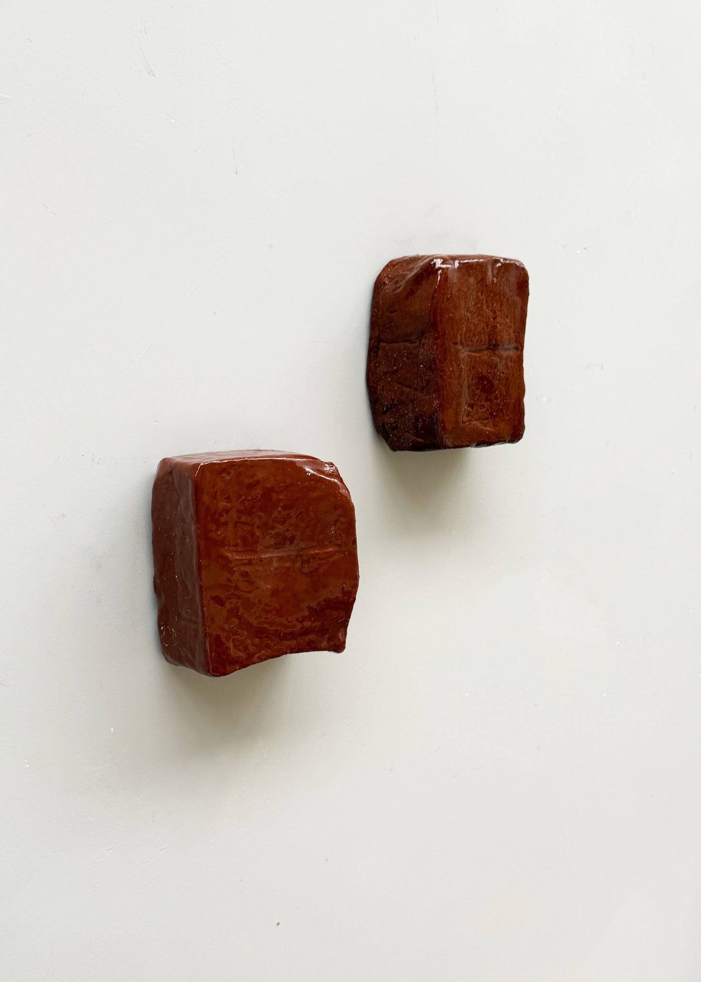 Ceramic wall object - Red