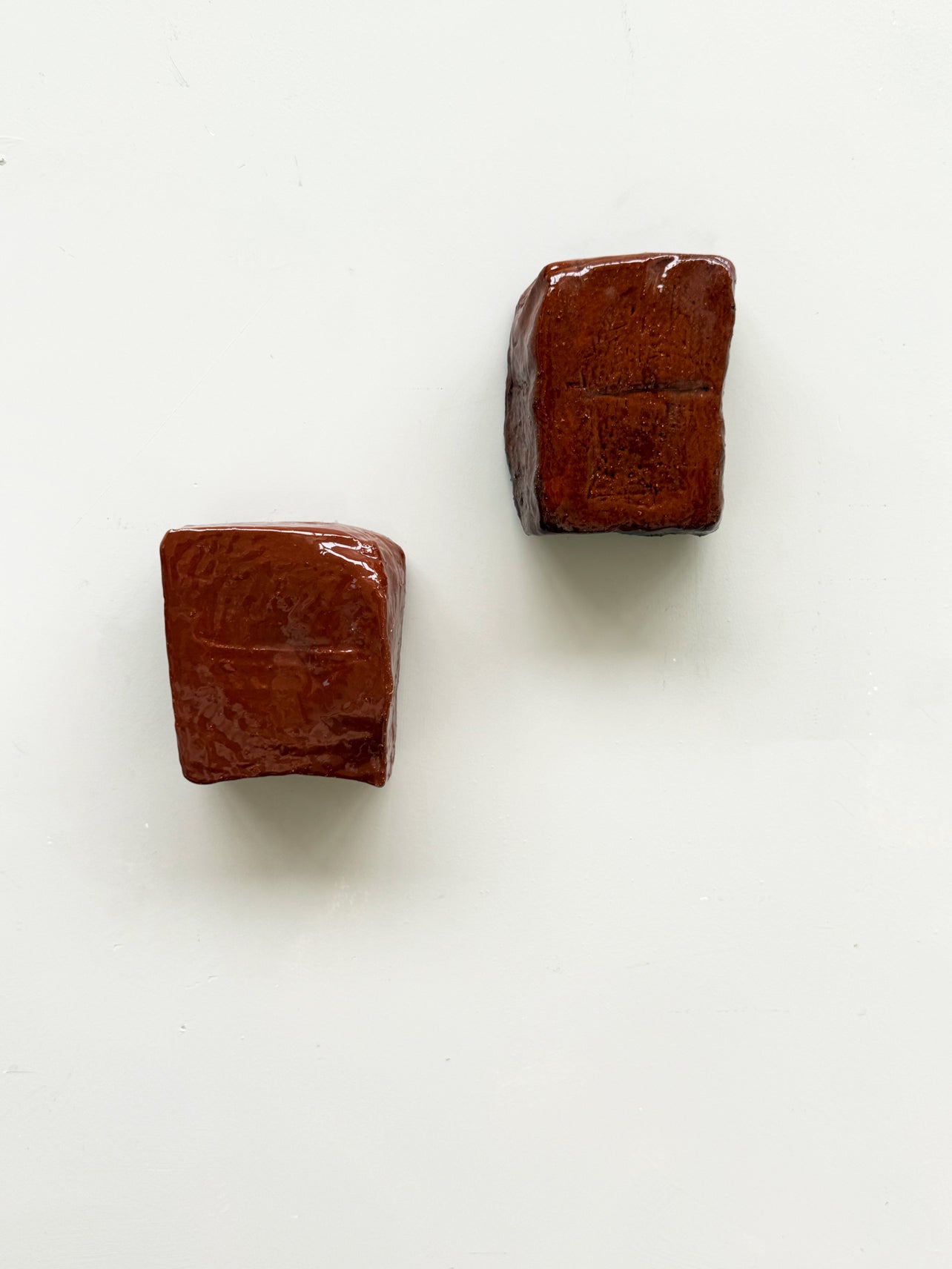Ceramic wall object - Red