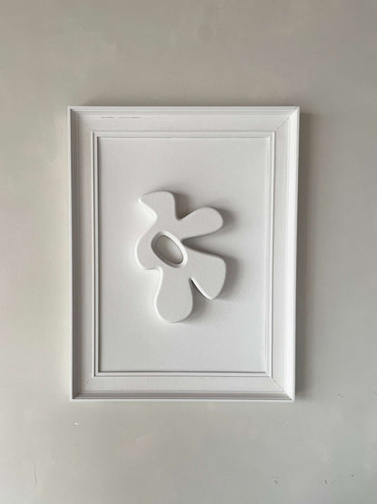 Vintage Frame Big Bird artwork by Edith Beurskens in olive frame.