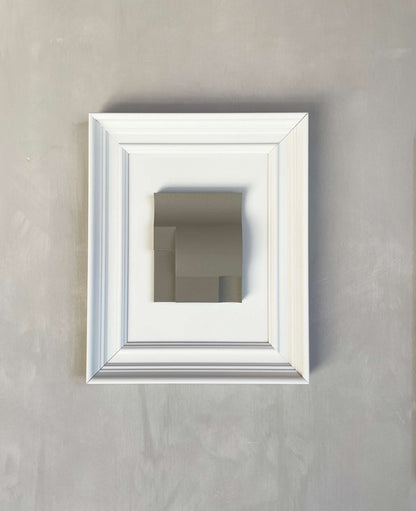 Vintage Frame Giant III, eco-friendly white shadow and mouse back, 53x43 cm.