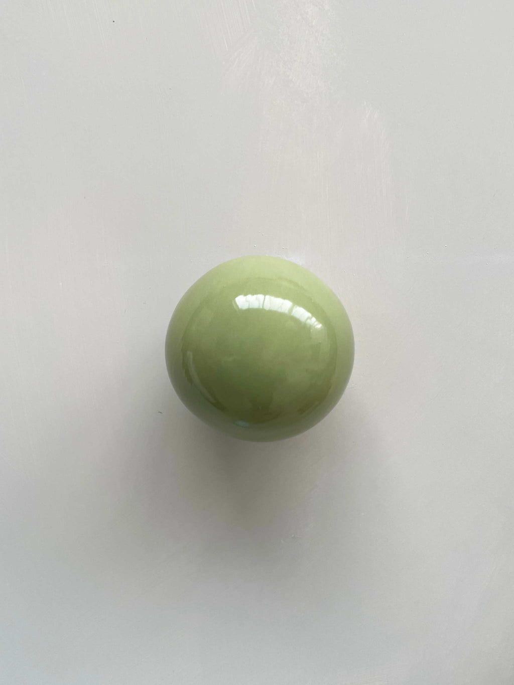 Ball Sage Green Handcrafted Ceramic Wall Sculpture