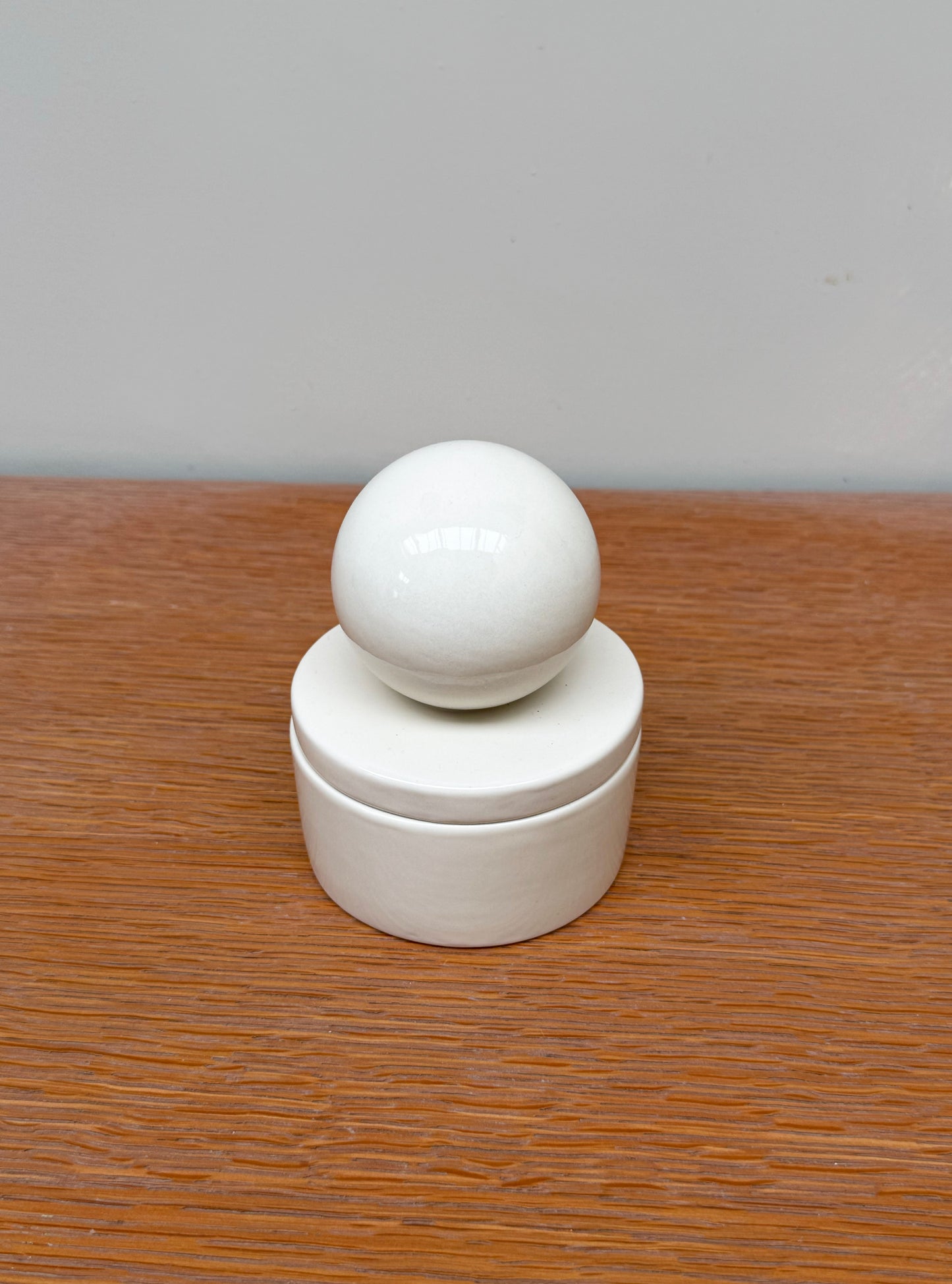 Ceramic box 'BOULE' • MEDIUM • Lace