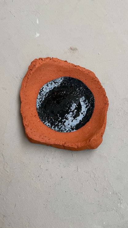 Terra Ceramic tray with Dot