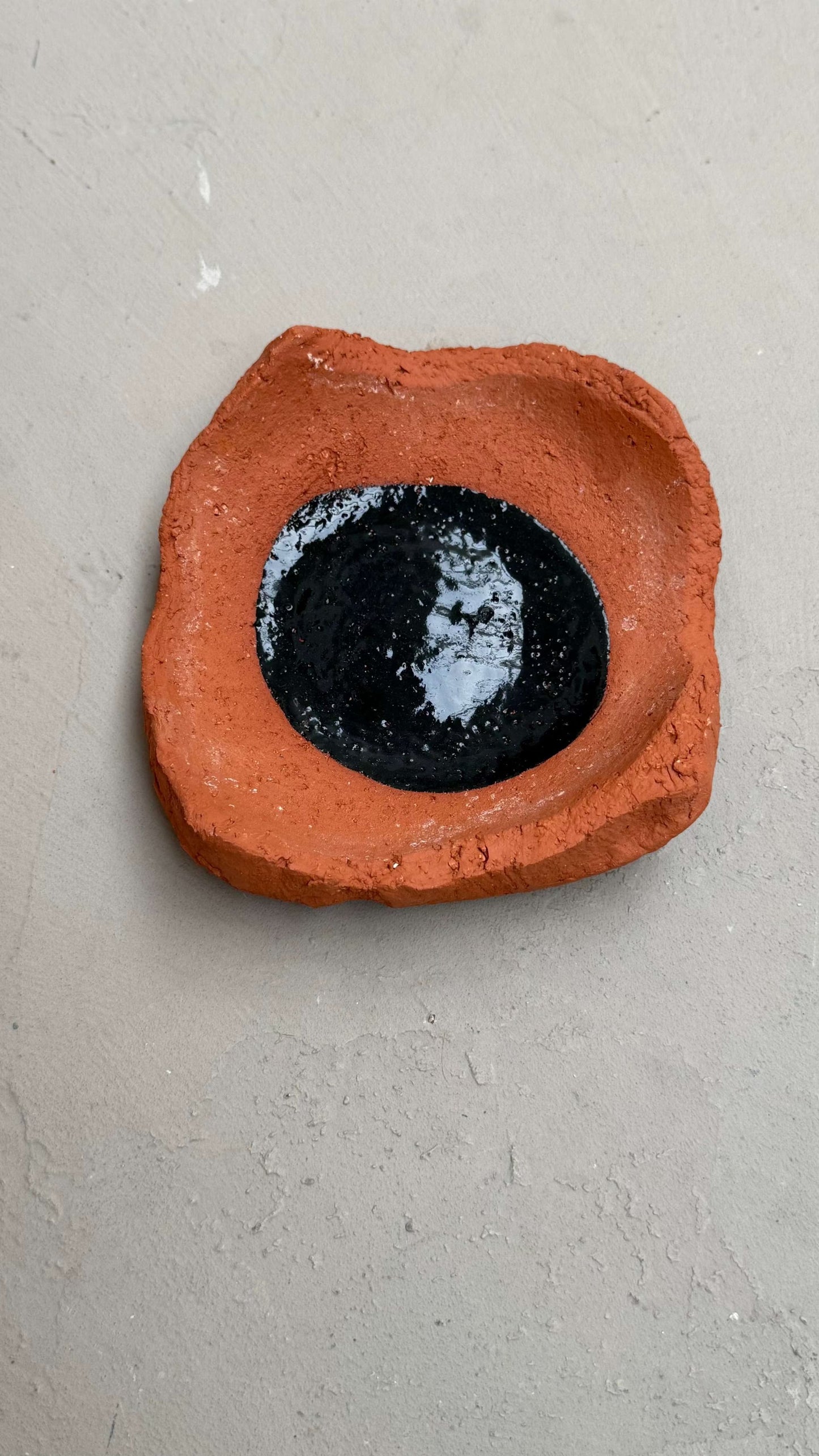 Terra Ceramic tray with Dot