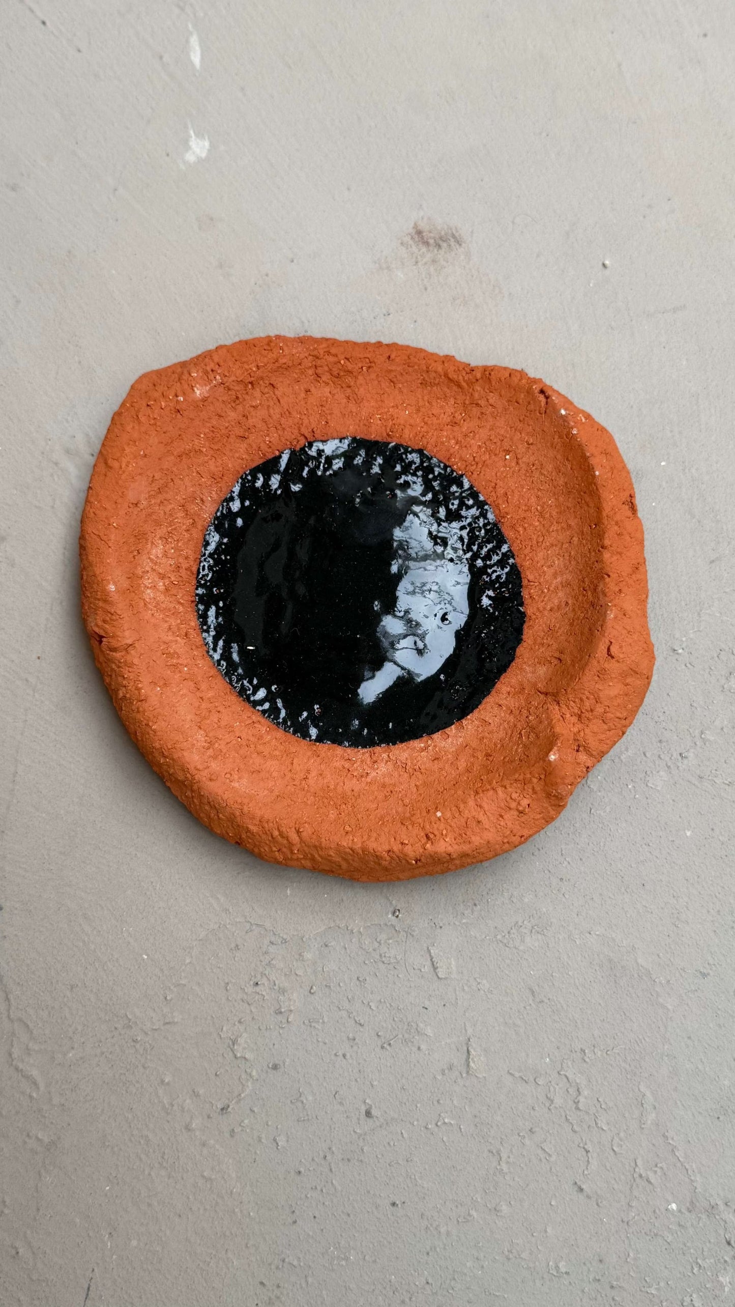 Terra Ceramic tray with Dot