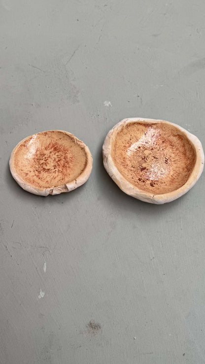 Ceramic Trays Duo with red effect