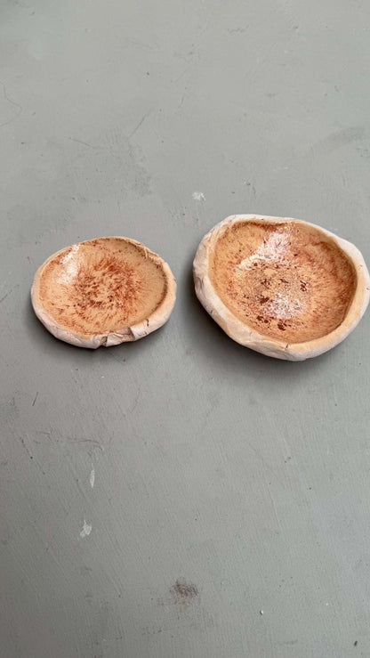 Ceramic Trays Duo with red effect