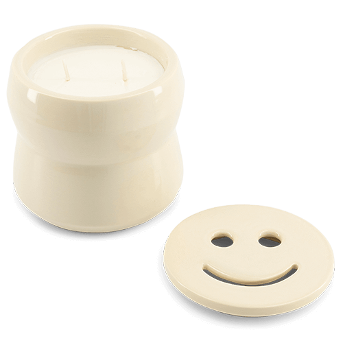 Shape 02.01 Chalk - SCENTED CANDLE with natural refillable wax.