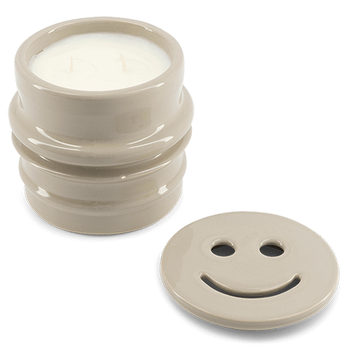 Shape 03.01 Concrete - SCENTED CANDLE with natural refillable wax.