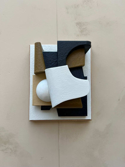 Arch Bal Sculpture: Unique Multicolor Wall Art Piece