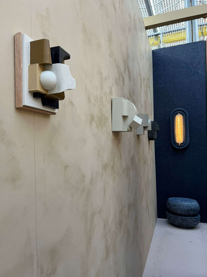 Arch Bal Sculpture: Unique Multicolor Wall Art Piece