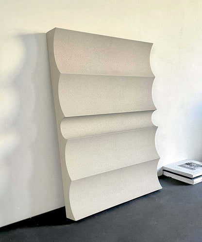 3D art wall sculpture, '#22.04 Dunes', with sand texture, eco-paint, biodegradable PLA, customizable colors.