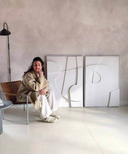 Handmade art on display with personalized colors, featuring a textured surface finish, certified with authenticity.