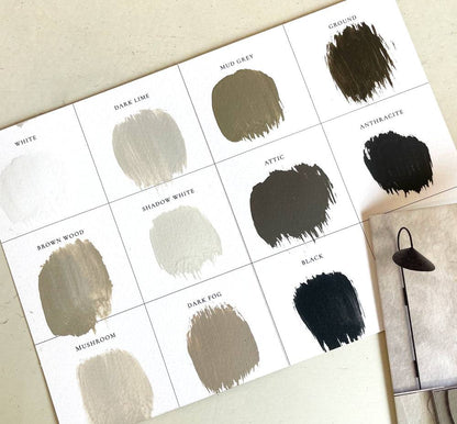 Color swatches for customizable '#21.24 Harper' art piece featuring eco-friendly materials.