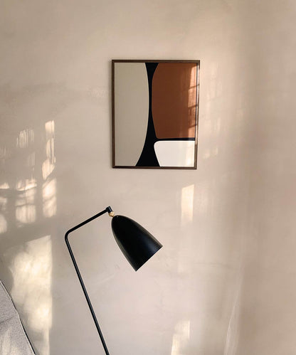 Olivia art print on wall with abstract design, premium Hahnemühle paper, matte finish.