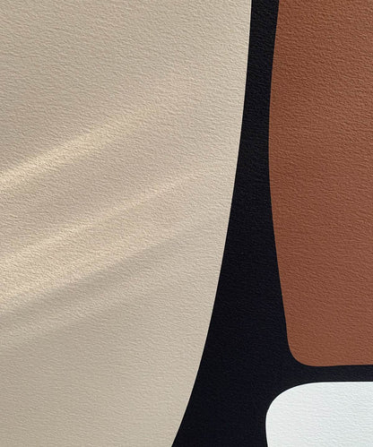 Olivia art print with abstract design on premium Hahnemühle paper, featuring a matte finish and vibrant colors.