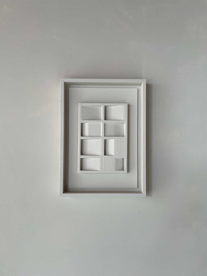 Eco-friendly #23.3 Pella artwork made from biodegradable PLA with sand texture finish and eco-paint.