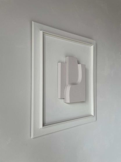 Vintage Frame Robert with exclusive artwork by Edith Beurskens, featuring a shadow white and mushroom color design.