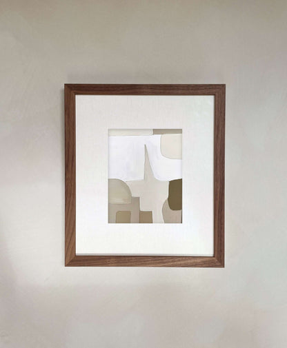 Joya art print with abstract design, unframed, on premium Hahnemühle paper.