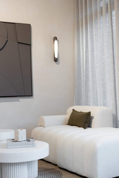 Modern art piece "#21.21 Charlie" with eco-friendly materials in a minimalist interior setting.